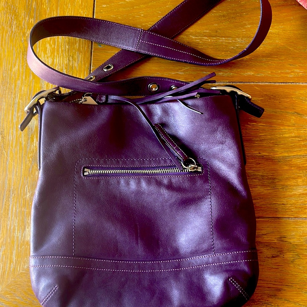 Coach Crossbody Bag Purple vintage